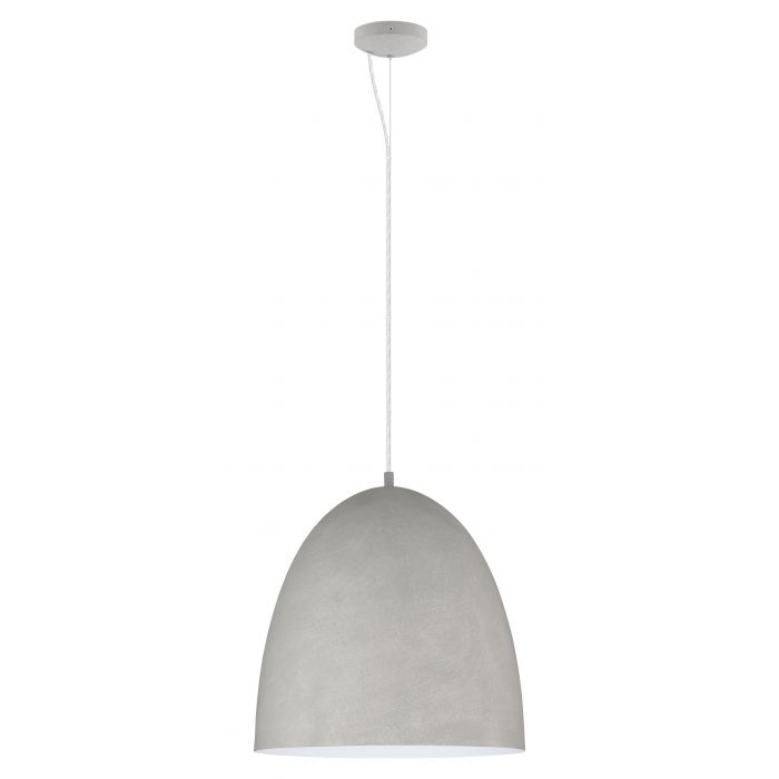 SARABIA luminaire suspendu métal gris imitation béton 94355A