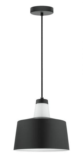 Eglo Tabanera grand luminaire suspendu simple noir 96802A