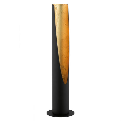 BARBOTTO lampe de table noir et doré 97583A | Luminaire Plus.ca