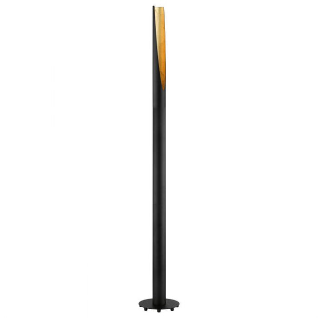 BARBOTTO lampe de plancher noir et doré 97584A | Luminaire Plus.ca