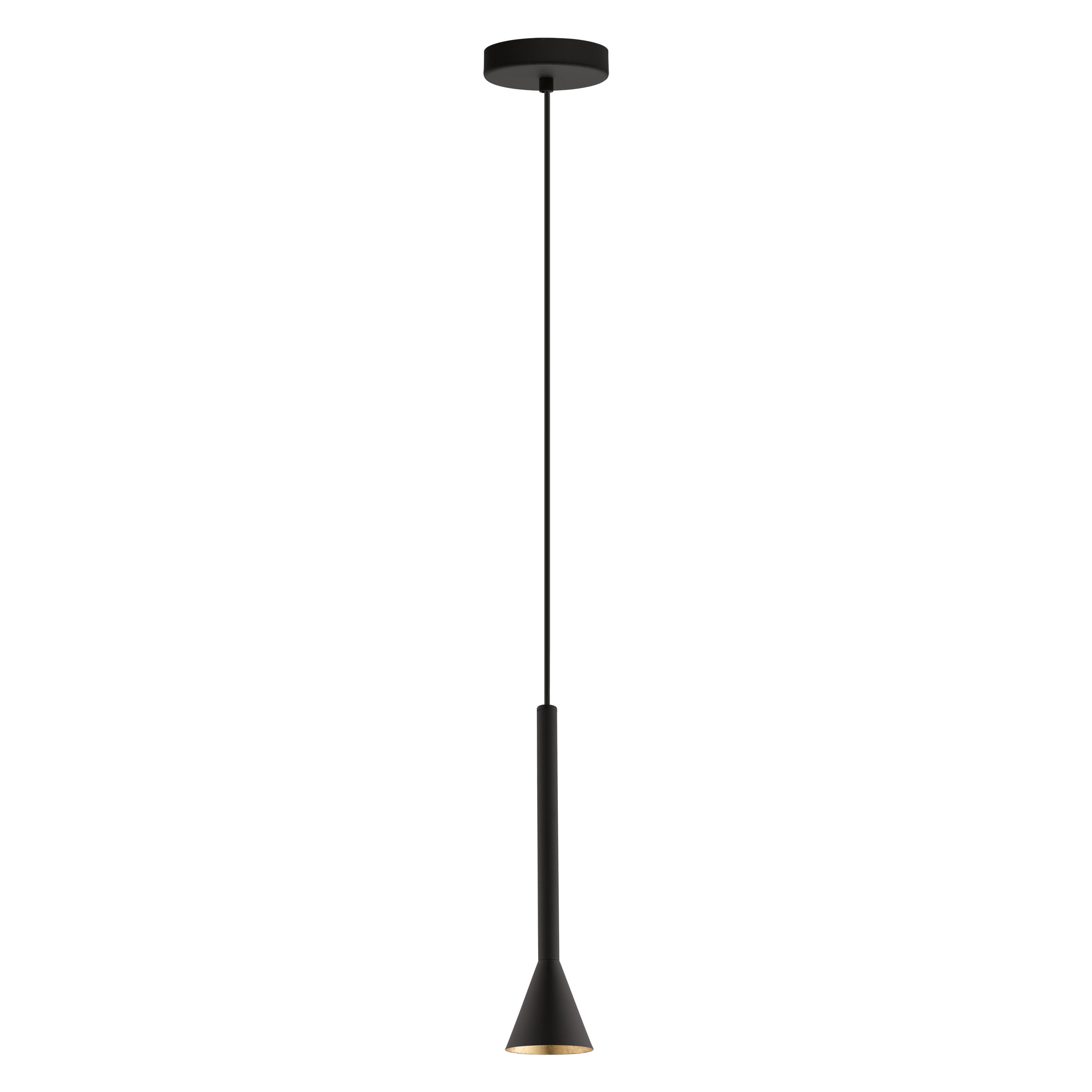 CORTADERAS luminaire suspendu noir et doré 97604A | Luminaire Plus.ca