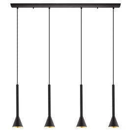 CORTADERAS luminaire suspendu noir et doré 97605A | Luminaire Plus.ca