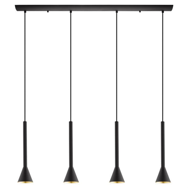 CORTADERAS luminaire suspendu noir et doré 97605A | Luminaire Plus.ca