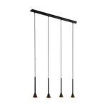 CORTADERAS luminaire suspendu noir et doré 97605A