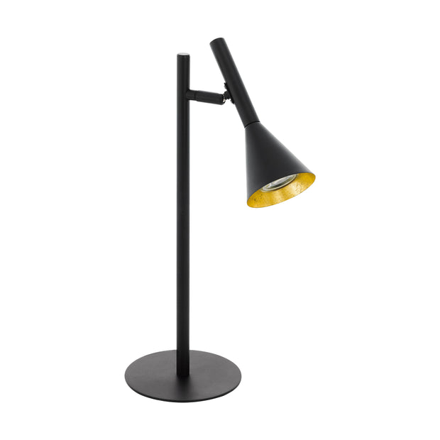 CORTADERAS lampe de table noir et doré 97805A | Luminaire Plus.ca
