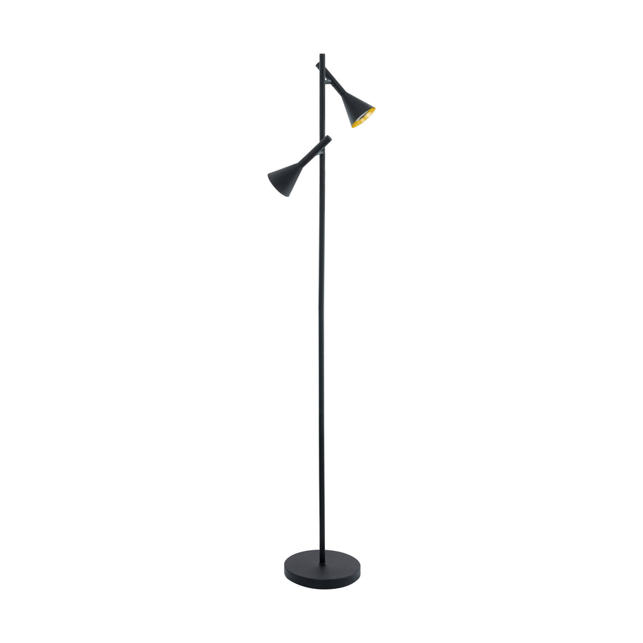 CORTADERAS lampe de plancher noir et doré 97806A | Luminaire Plus.ca