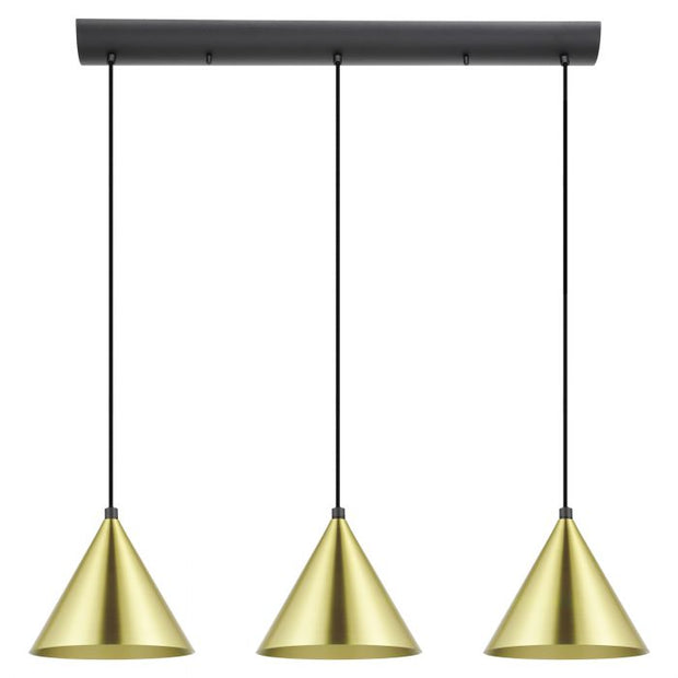 NARICES luminaire noir et laiton brossé 99592A | Luminaire Plus.ca