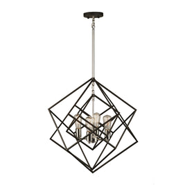 ARTISTRY luminaire susp noir et chrome AC11111PN | Luminaire Plus.ca