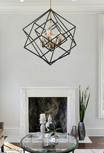 ARTISTRY luminaire suspendu noir et doré AC11114 | Luminaire Plus.ca