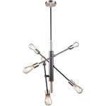 TRURO luminaire suspendu noir et nickel brossé AC11252NB