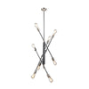 TRURO luminaire suspendu noir et nickel brossé AC11253NB | Luminaire Plus.ca