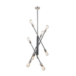 TRURO luminaire suspendu noir et nickel brossé AC11253NB | Luminaire Plus.ca