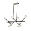 TRURO luminaire suspendu noir et nickel brossé AC11254NB