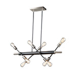 TRURO luminaire suspendu noir et nickel brossé AC11254NB