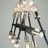 TRURO luminaire suspendu noir et nickel brossé AC11257NB | Luminaire Plus.ca