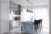 HENLEY luminaire suspendu noir et verre fumé AC11520SM | Luminaire Plus.ca