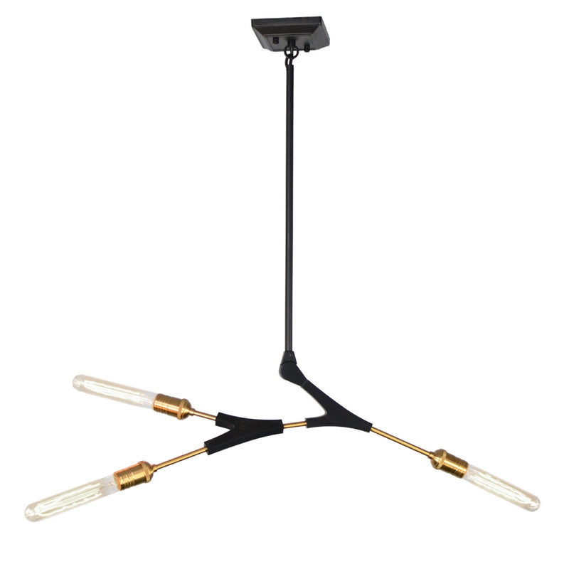 FILIALI luminaire suspendu noir et doré AC11533