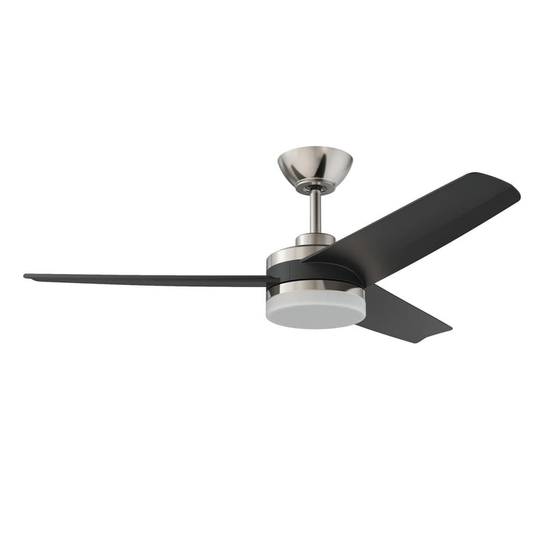 SIROCCO ventilateur noir et nickel brossé AC24344-SN/BLK