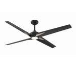 ALESTRA ventilateur noir et nickel brossé AC30356-BLK/SN | Luminaire Plus.ca 