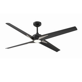 ALESTRA ventilateur noir et nickel brossé AC30356-BLK/SN | Luminaire Plus.ca 