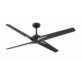 ALESTRA ventilateur noir et nickel brossé AC30356-BLK/SN | Luminaire Plus.ca 