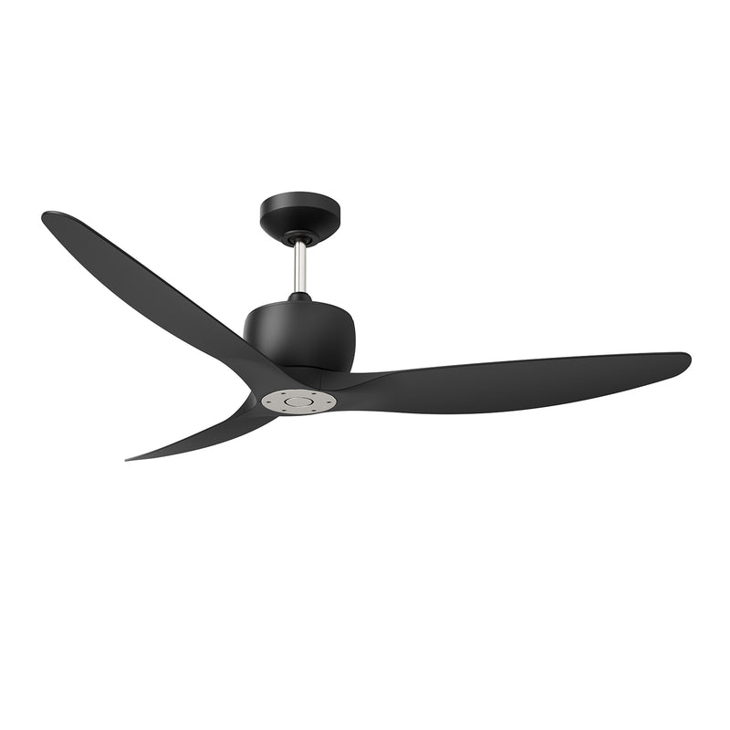 ELEMONT ventilateur noir et nickel brossé AC30452-BLK/SN | Luminaire Plus.ca