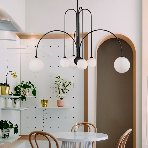 COMET luminaire suspendu noir AC6656BK | Luminaire Plus.ca