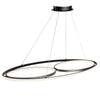 GEMINI luminaire suspendu noir et nickel brossé AC6670NB | Luminaire Plus.ca