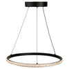 NOVA luminaire suspendu noir 16'' AC6710BK | Luminaire Plus.ca
