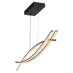 NOVA luminaire suspendu noir AC6713BK | Luminaire Plus.ca