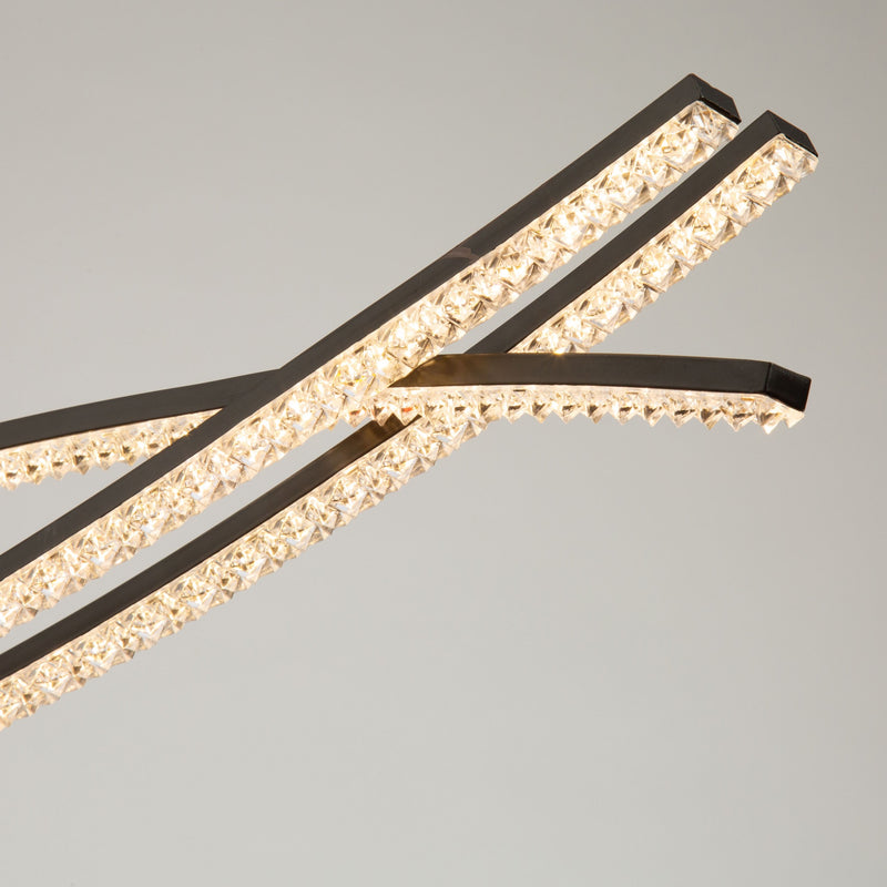 NOVA luminaire suspendu noir AC6713BK | Luminaire Plus.ca