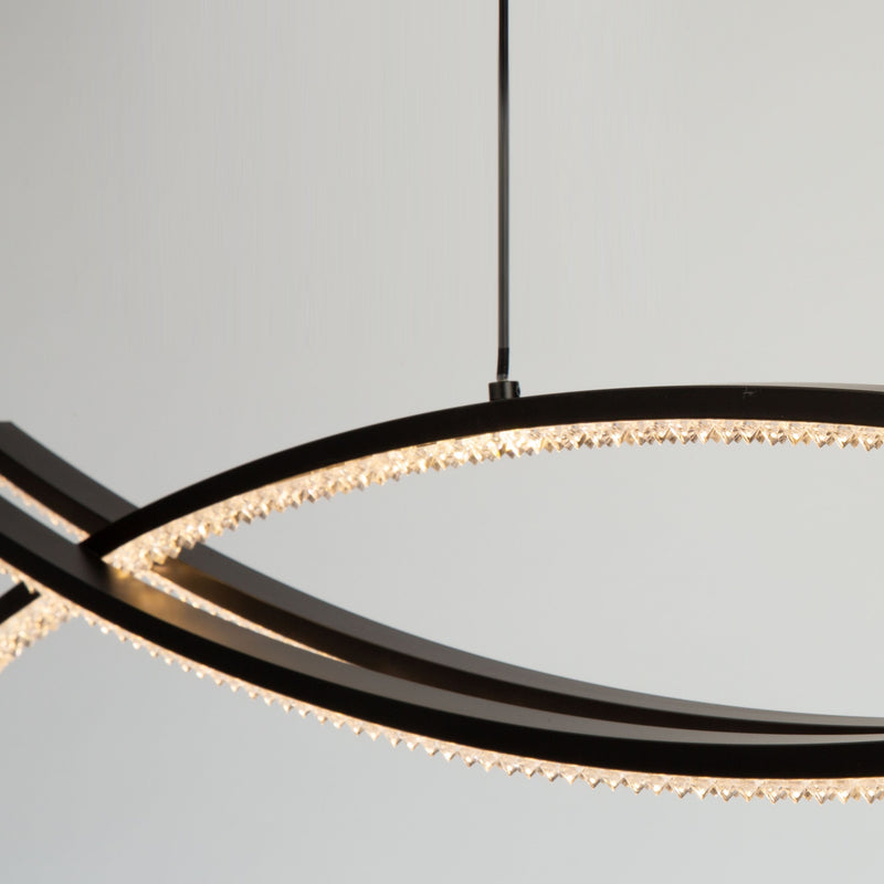 NOVA luminaire suspendu noir AC6713BK | Luminaire Plus.ca