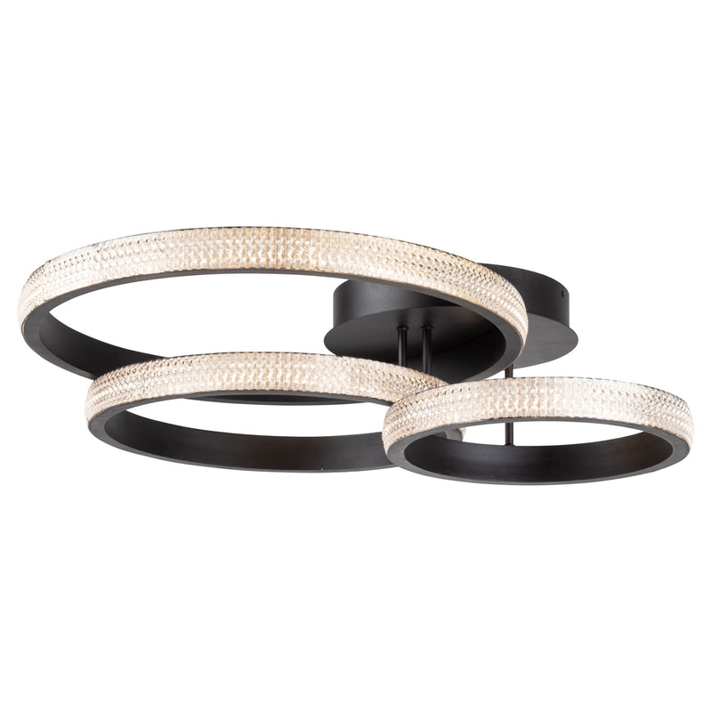 NOVA luminaire plafonnier noir AC6715BK