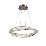 STELLA luminaire nickel brossé et cristal AC6720SN | Luminaire Plus.ca