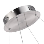 STELLA luminaire suspendu nickel brossé et cristal AC6720SN