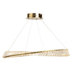 STELLA luminaire suspendu doré et cristal AC6721BB | Luminaire Plus.ca