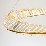 STELLA luminaire suspendu doré et cristal AC6721BB | Luminaire Plus.ca