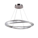 STELLA luminaire nickel brossé et cristal AC6721SN | Luminaire Plus.ca