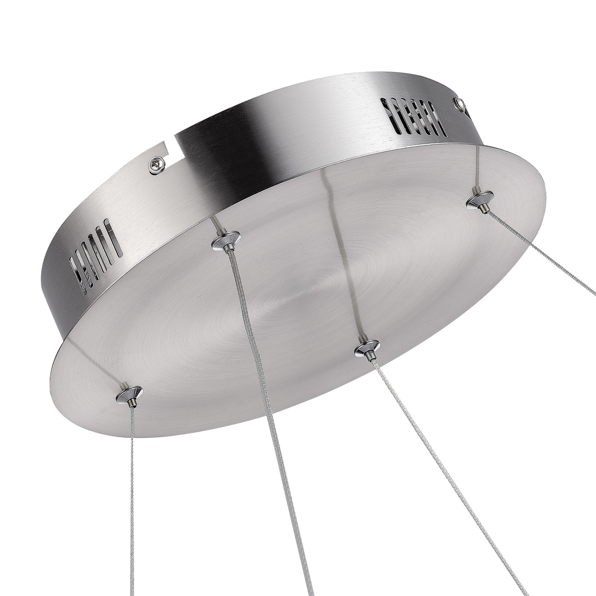 STELLA luminaire nickel brossé et cristal AC6721SN | Luminaire Plus.ca