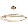 STELLA luminaire suspendu doré et cristal AC6722BB | Luminaire Plus.ca