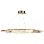 STELLA luminaire suspendu doré et cristal AC6722BB | Luminaire Plus.ca