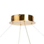 STELLA luminaire suspendu doré et cristal AC6722BB | Luminaire Plus.ca