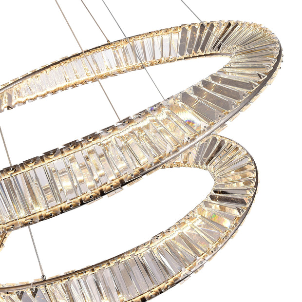 STELLA luminaire nickel brossé et cristal AC6723SN | Luminaire Plus.ca
