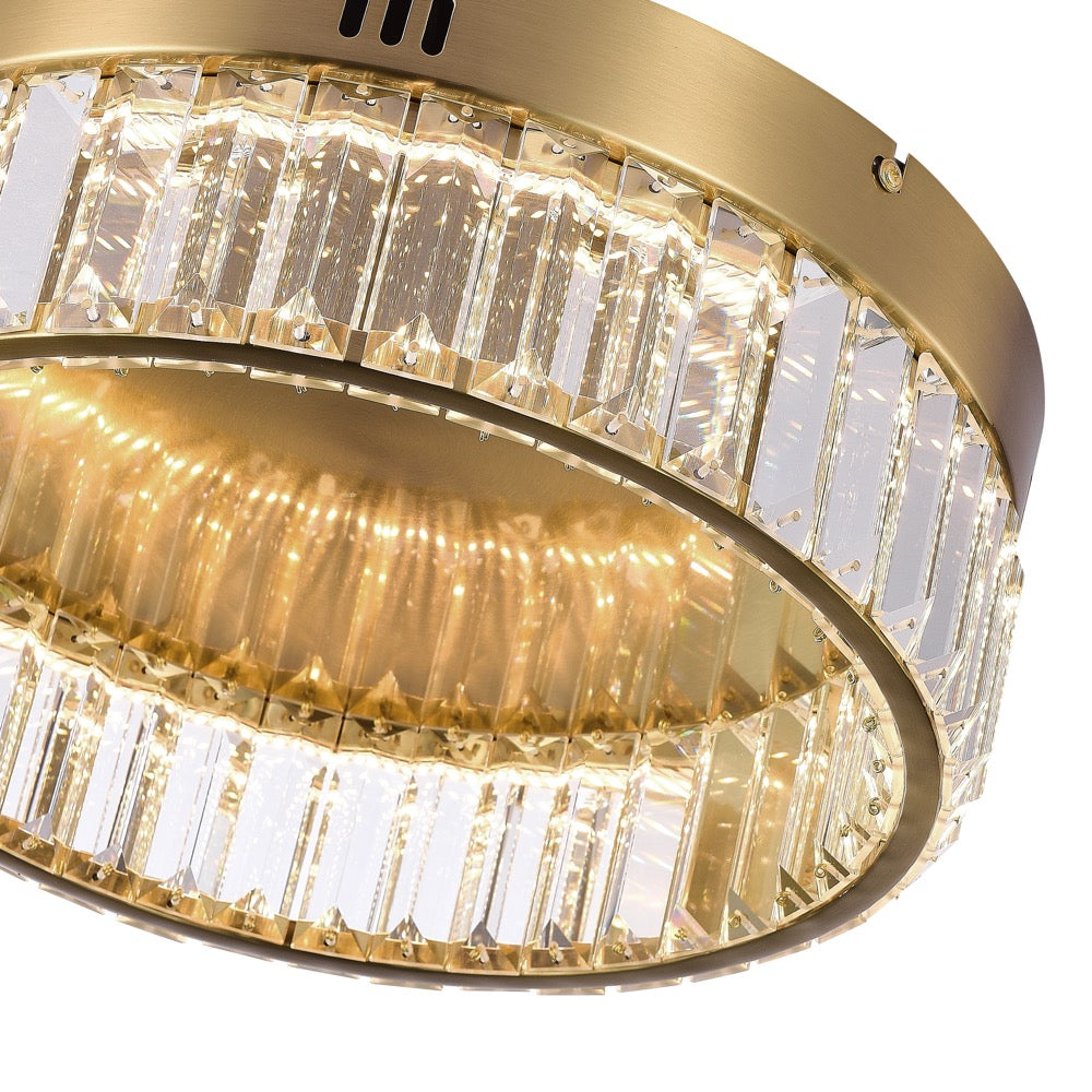 STELLA luminaire doré et crystal AC6724BB | Luminaire Plus.ca