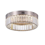 STELLA luminaire plafonnier nickel brossé et crystal AC6724SN