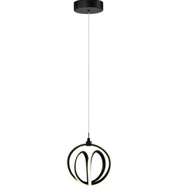 ROSE luminaire suspendu noir AC6730BK | Luminaire Plus.ca