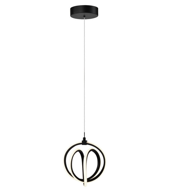 ROSE luminaire suspendu noir AC6730BK | Luminaire Plus.ca