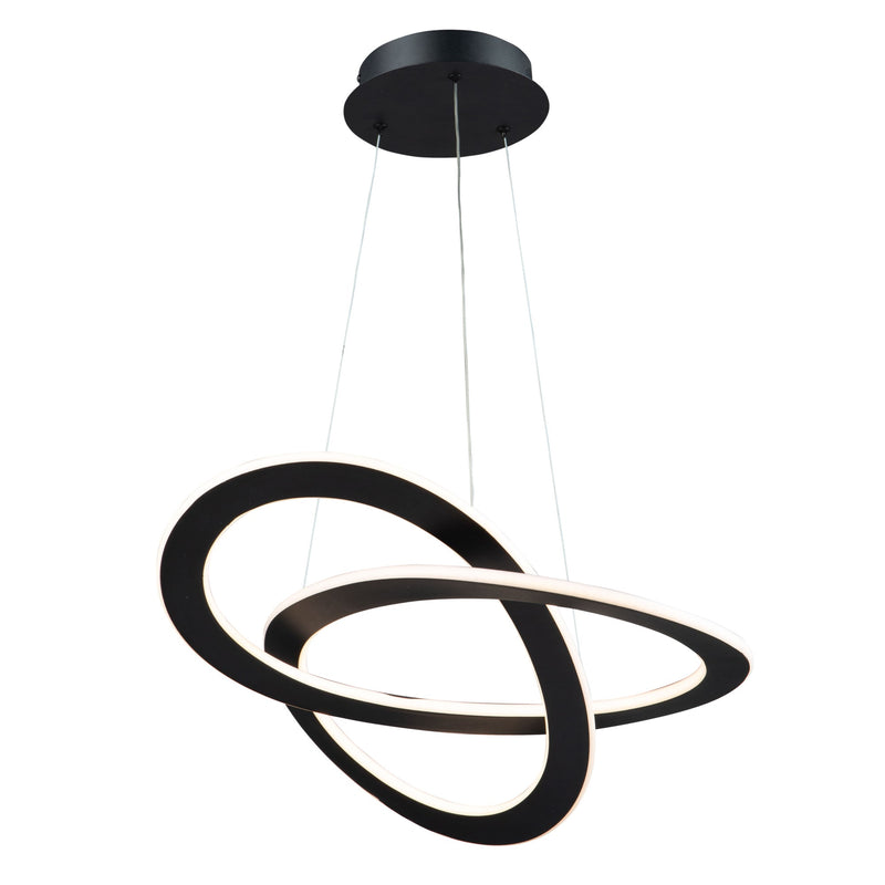 WAVE luminaire suspendu noir AC7076BK | Luminaire Plus.ca