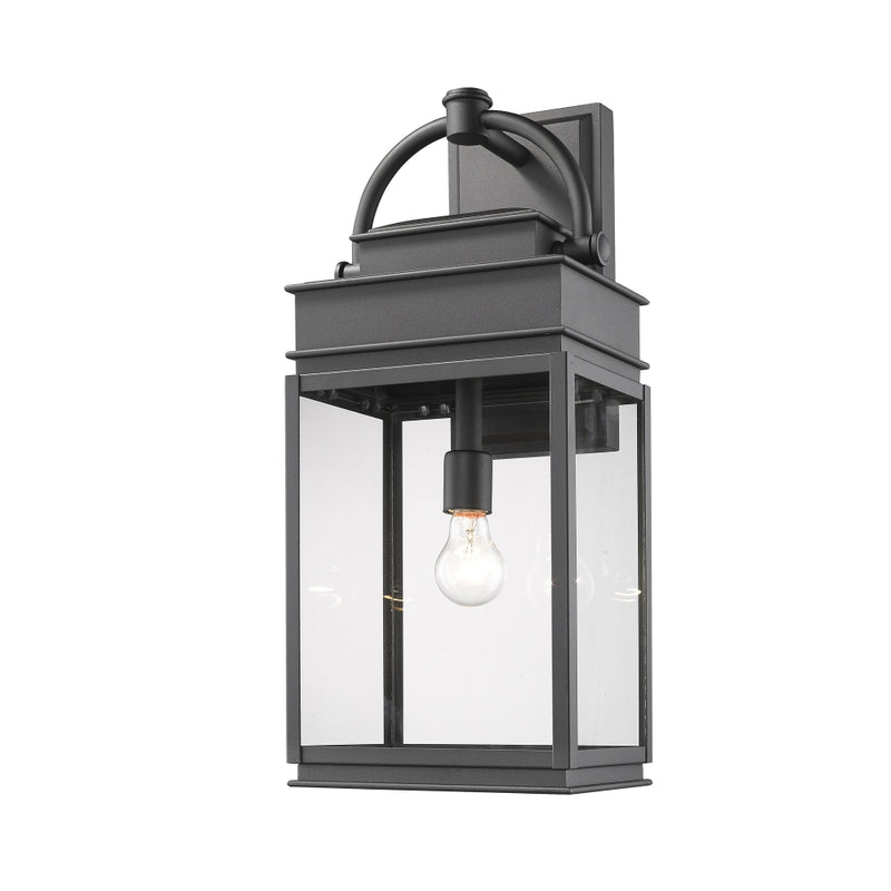 FULTON luminaire mural extérieur noir AC8240BK| Luminaire Plus.ca