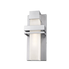 CAMDEN luminaire mural extérieur nickel brossé AC9150SL | Luminaire Plus.ca